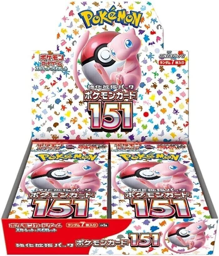 Pokemon Card Game 151 Japanese Booster Box Sealed (SV2A) Instock